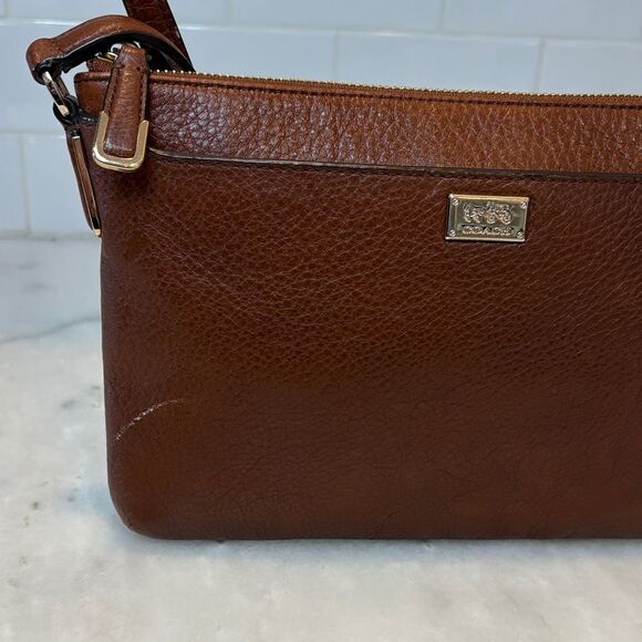 Coach Pebbled Leather Crossbody Shoulder Bag - Picture 2 of 15